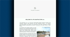 Desktop Screenshot of jtrconstructors.com